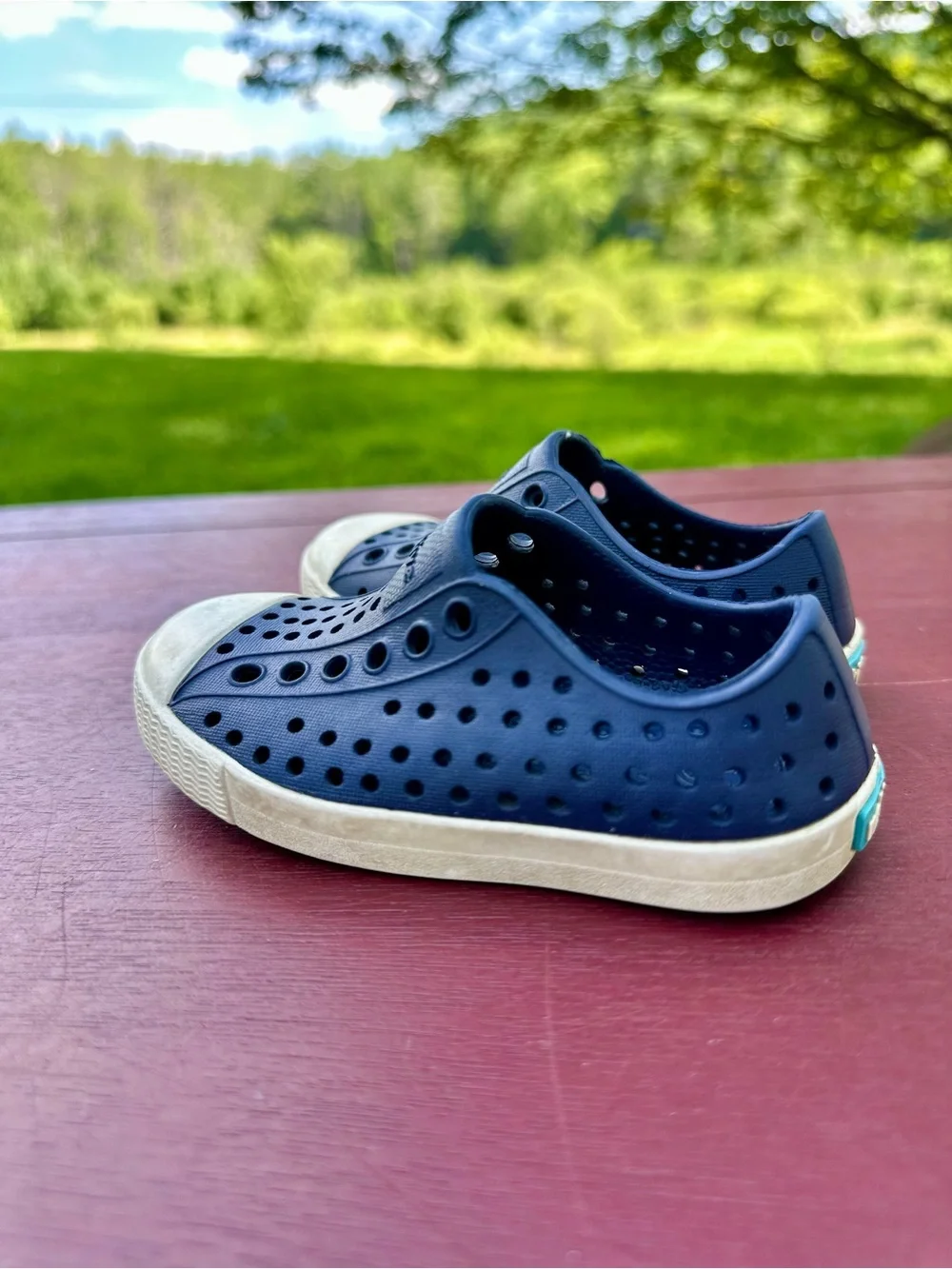 Native Jefferson Navy Slip-On Toddler Shoes